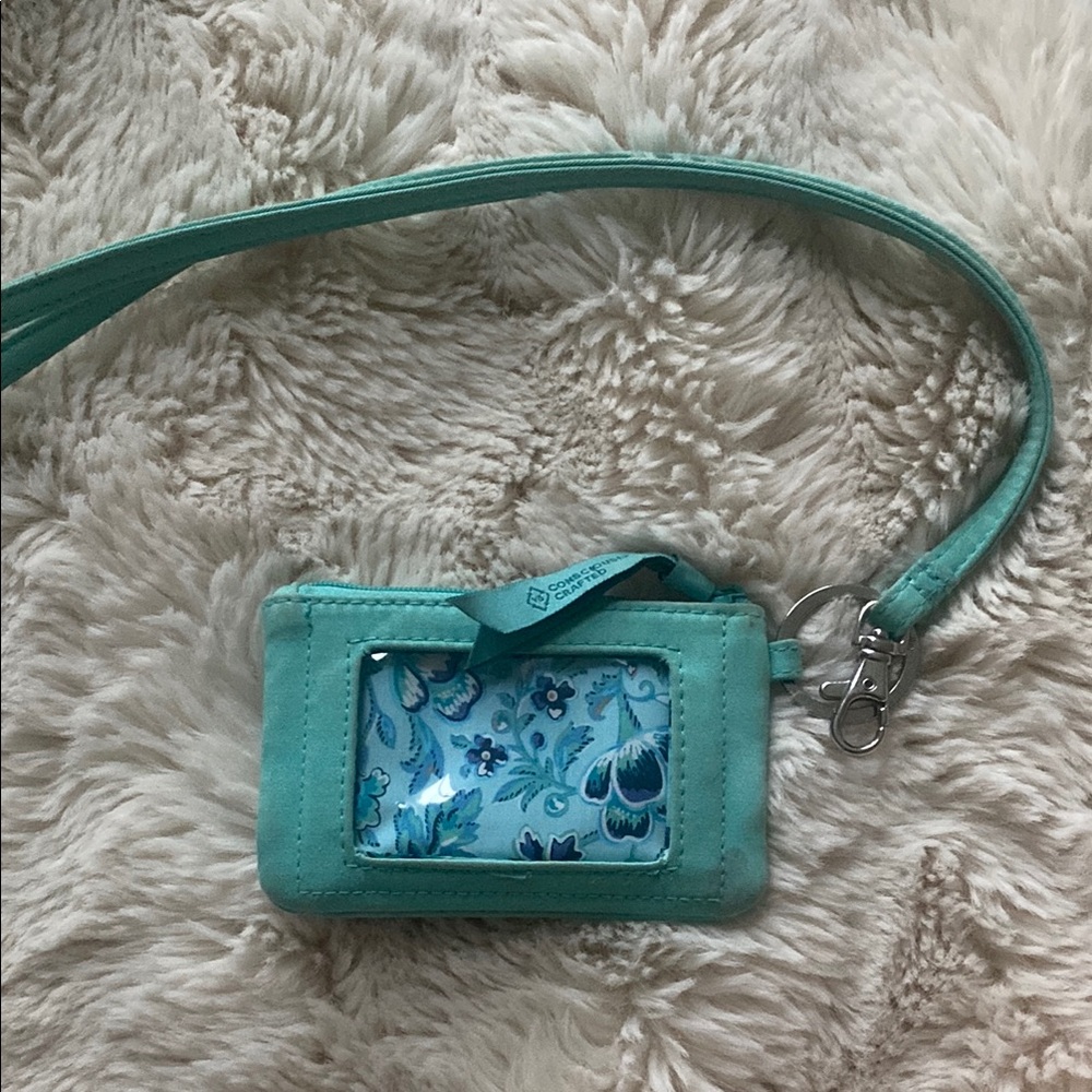 Vera Bradley Floral ID holder/ Lanyard
